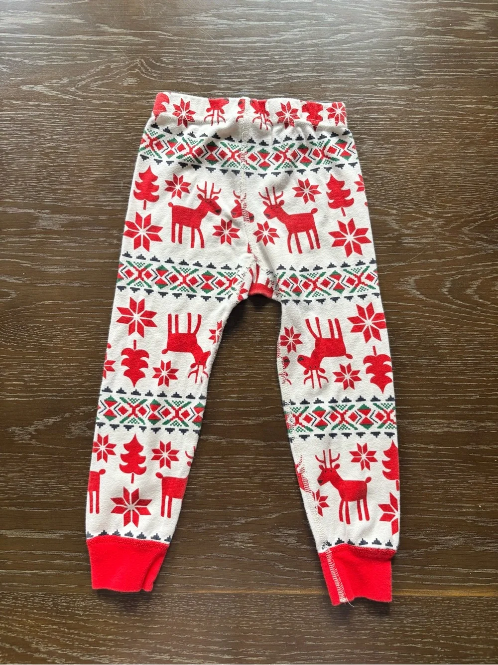 Hanna Andersson Christmas Holiday Dear Deer Pajama Set 3t